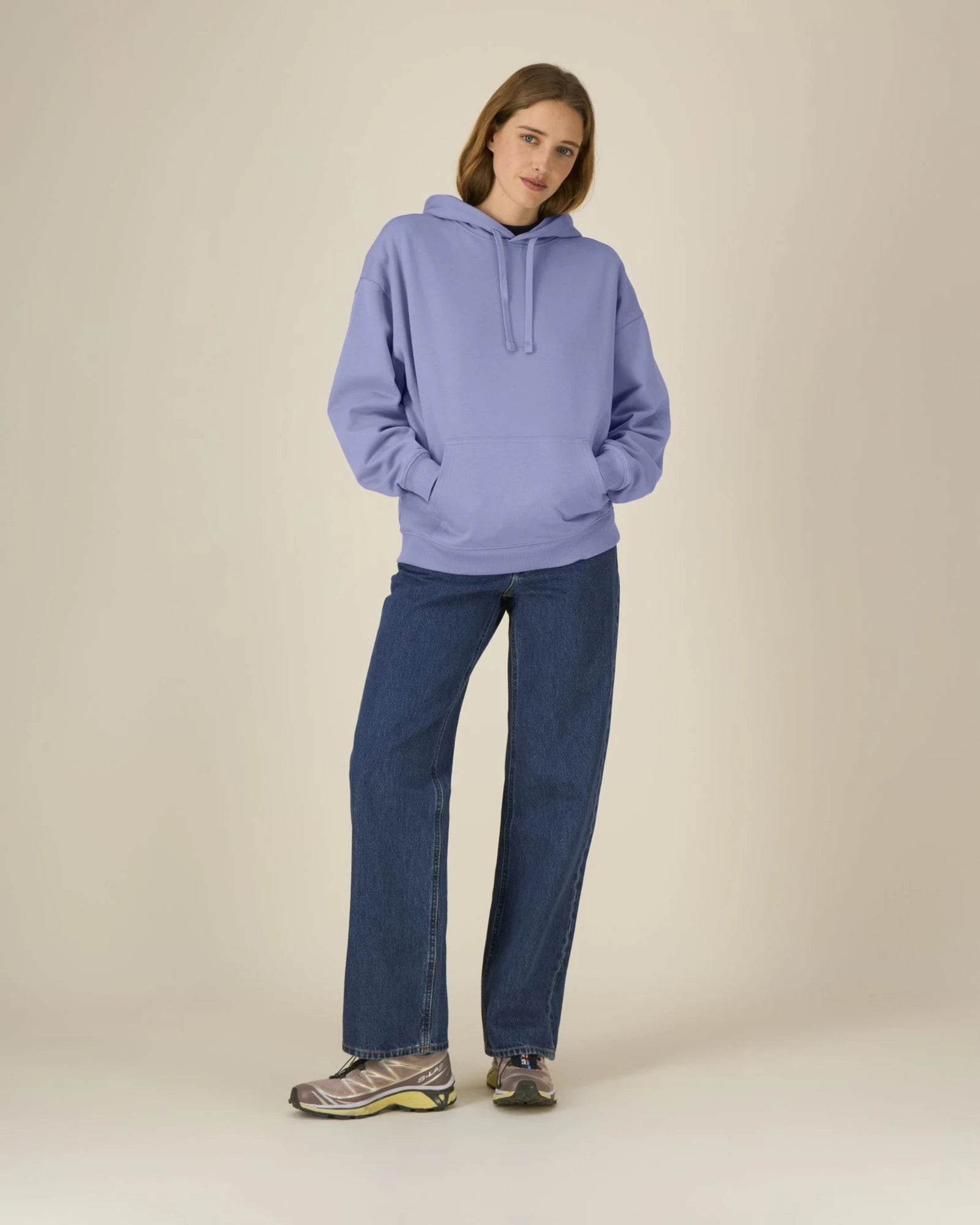 Felpa cotone bio Stanley/Stella Slammer da personalizzare - Viola