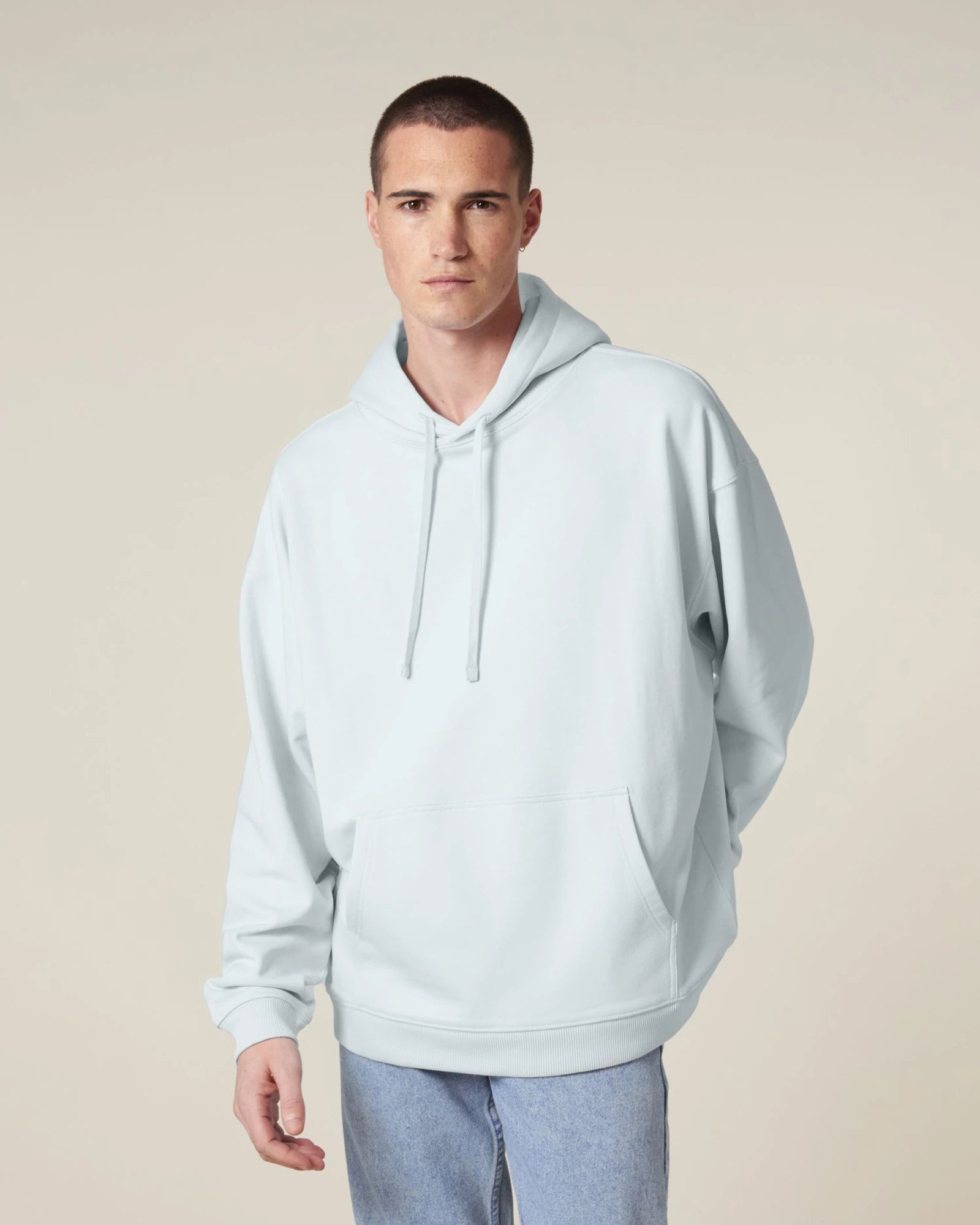 Felpa cotone bio Stanley/Stella Slammer da personalizzare - Blue Ice