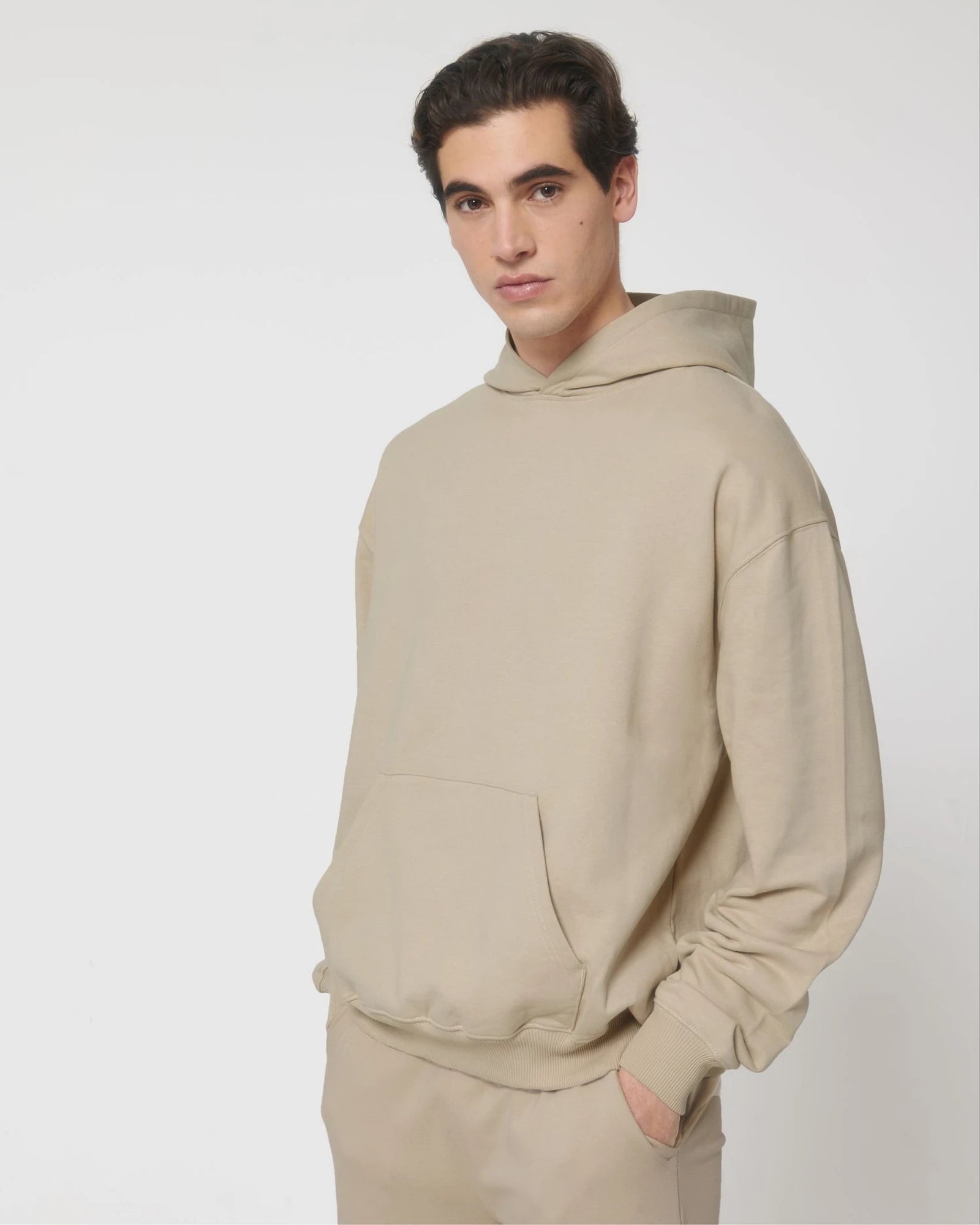Felpa cotone bio Stanley/Stella Cooper Dry da personalizzare - Desert Dust