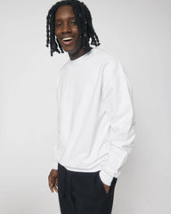 Felpa cotone bio Stanley/Stella Ledger Dry da personalizzare - Bianco