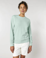 Felpa cotone bio Stanley/Stella Matcher da personalizzare - Blu Caraibi