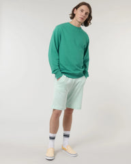 Felpa cotone bio Stanley/Stella Matcher da personalizzare - Verde Deciso