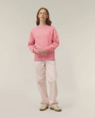 Felpa cotone bio Stanley/Stella Matcher da personalizzare - Rosa Vivace