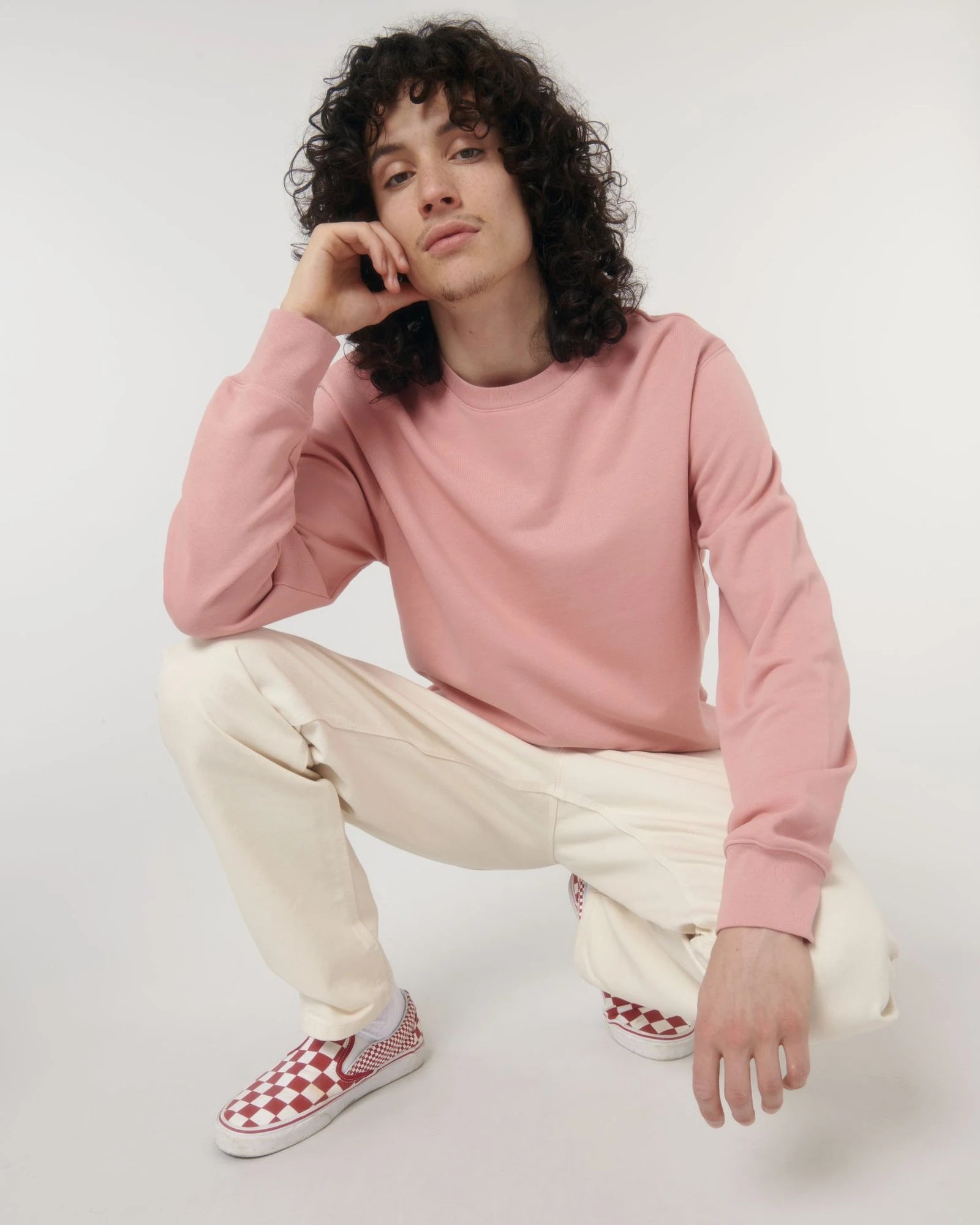 Felpa cotone bio Stanley/Stella Matcher da personalizzare - Rosa Canyon