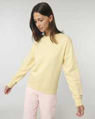 Felpa cotone bio Stanley/Stella Matcher da personalizzare - Burro