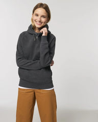 Felpa cotone bio Stanley/Stella Sider da personalizzare - Grigio melange scuro