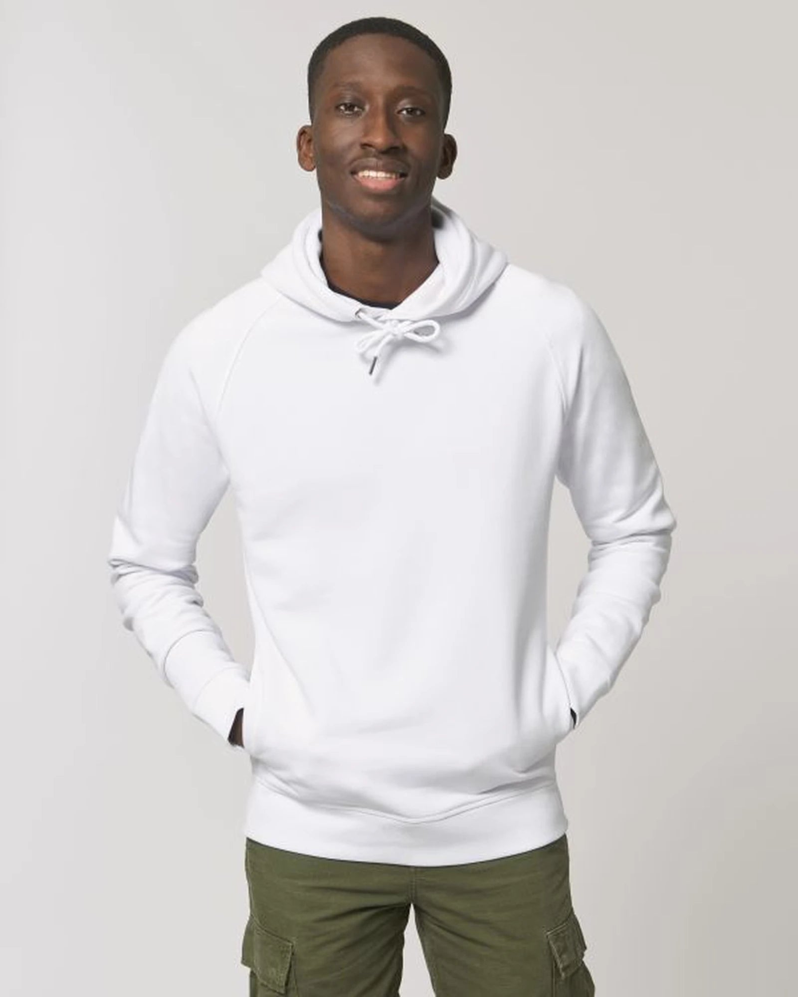Felpa cotone bio Stanley/Stella Sider da personalizzare - Bianco