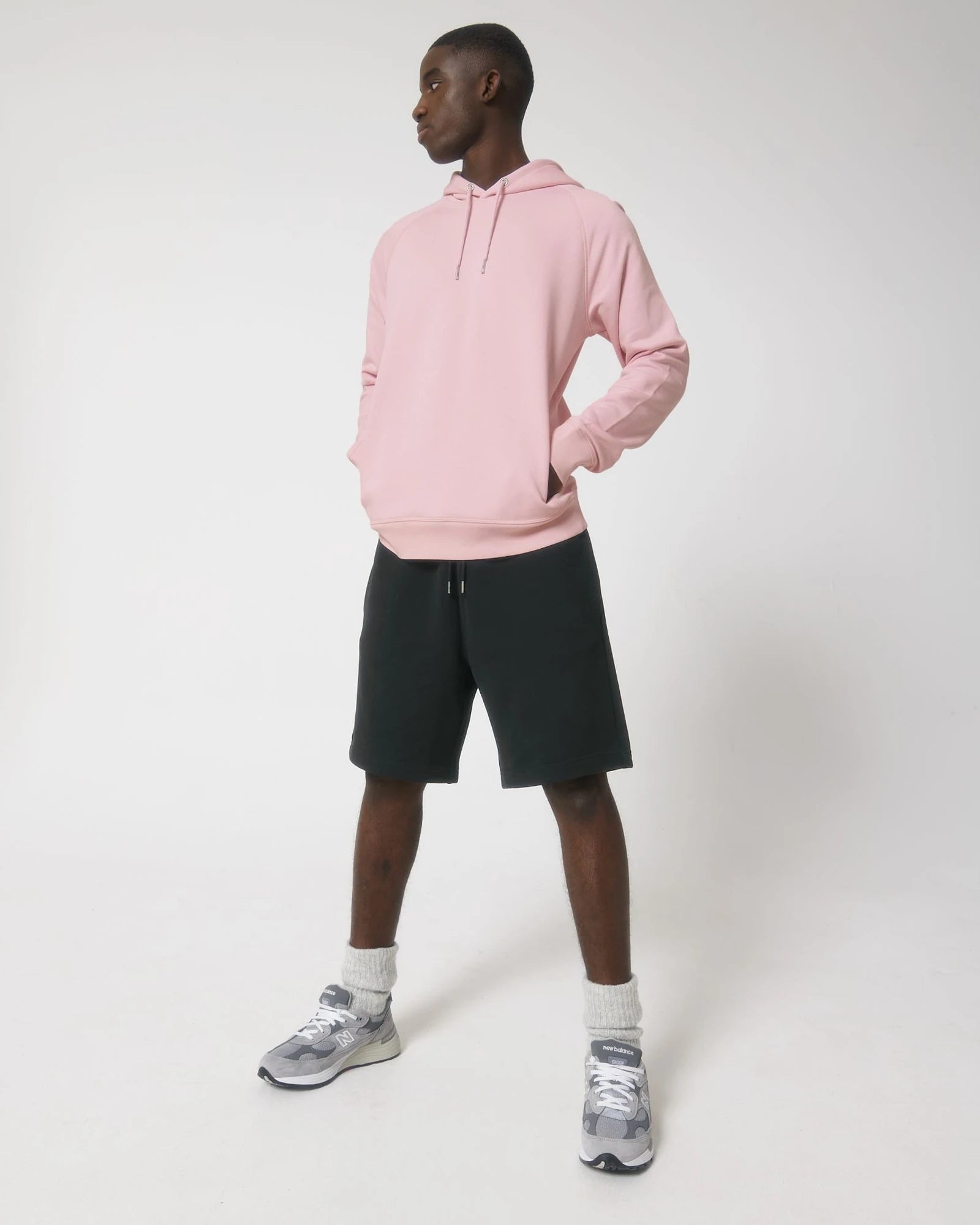 Felpa cotone bio Stanley/Stella Sider da personalizzare - Rosa Cotone