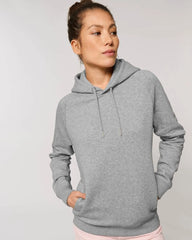 Felpa cotone bio Stanley/Stella Sider da personalizzare - Grigio melange