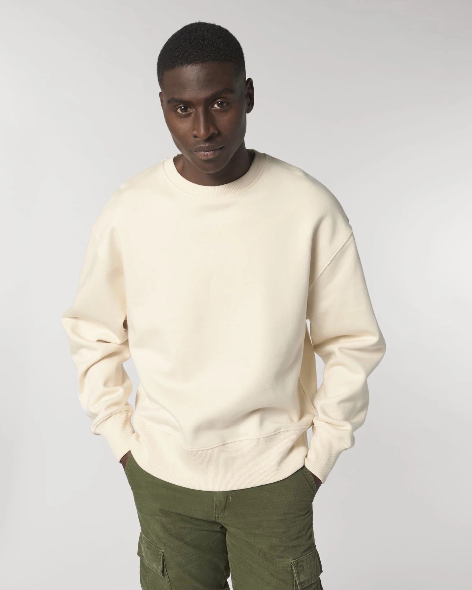 Felpa cotone bio Stanley/Stella Radder da personalizzare - grezzo naturale