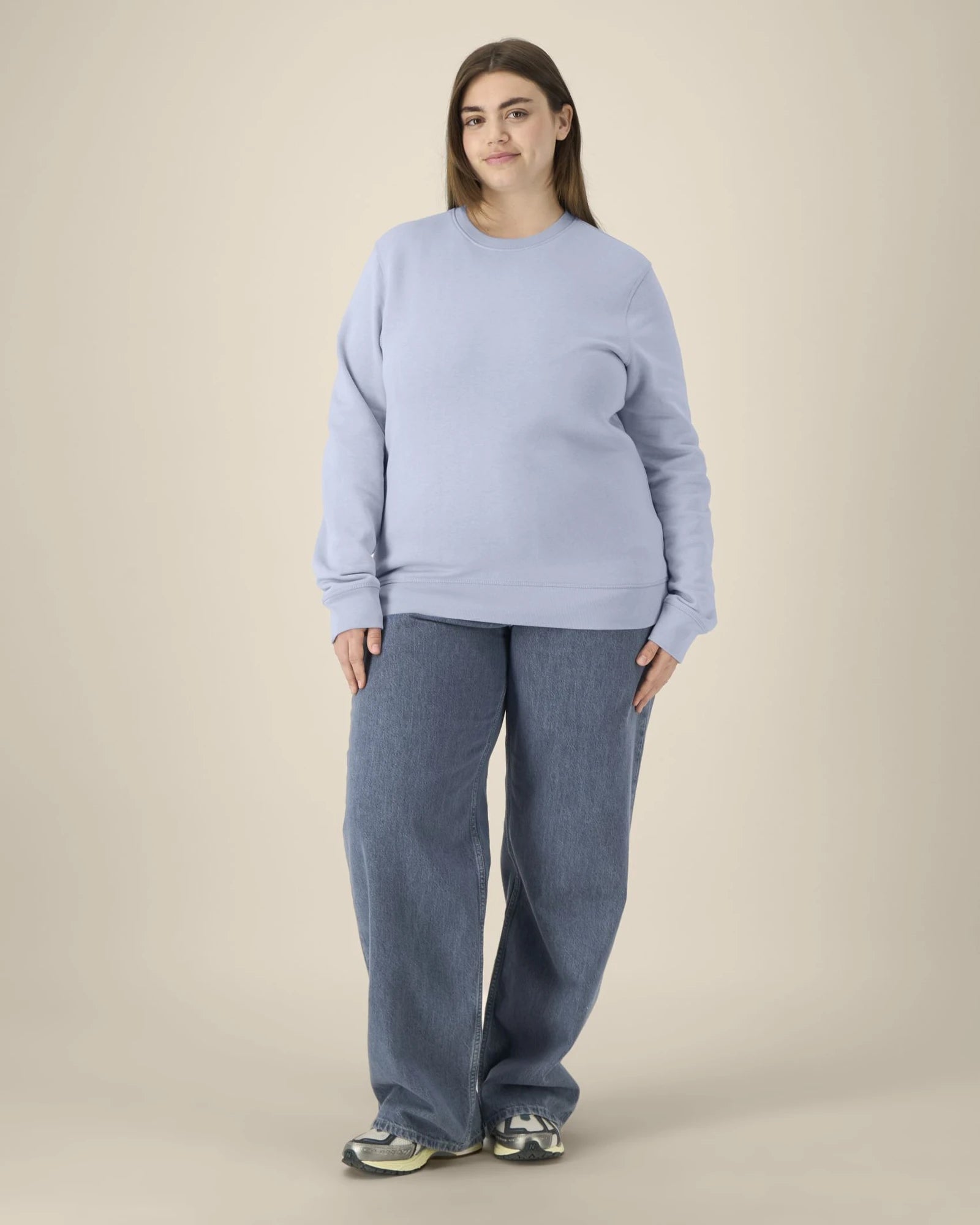 Felpa cotone bio Stanley/Stella Roller da personalizzare - Blu sereno