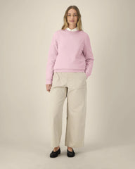 Felpa cotone bio Stanley/Stella Roller da personalizzare - Rosa Cotone