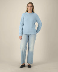 Felpa cotone bio Stanley/Stella Roller da personalizzare - Azzurro