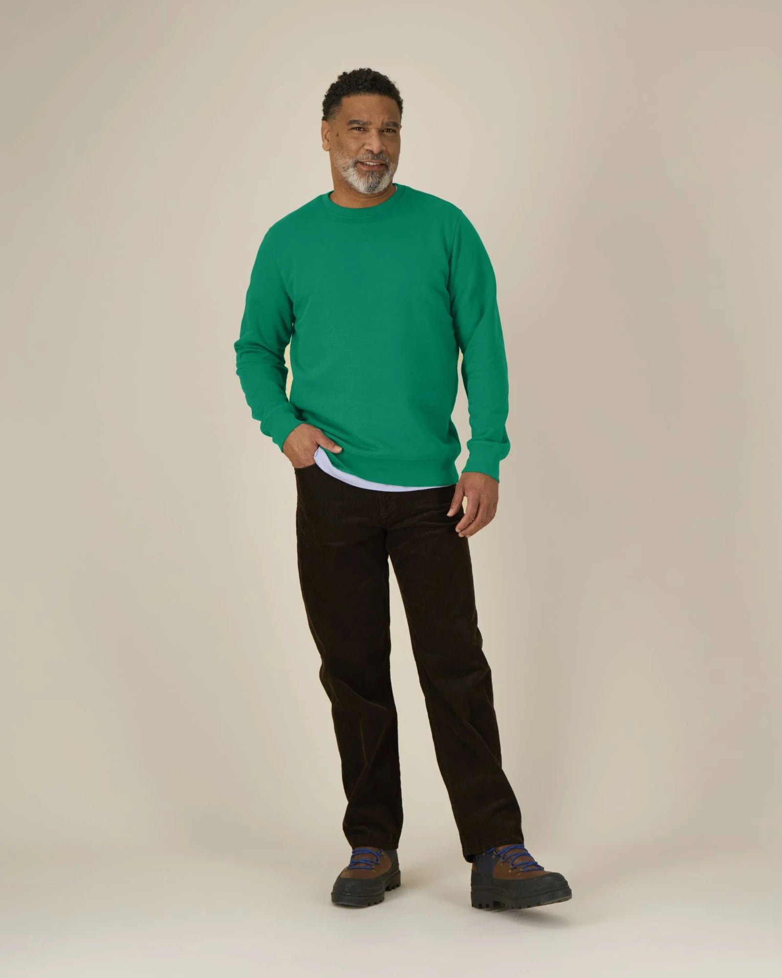 Felpa cotone bio Stanley/Stella Roller da personalizzare - Verde Rigoglioso
