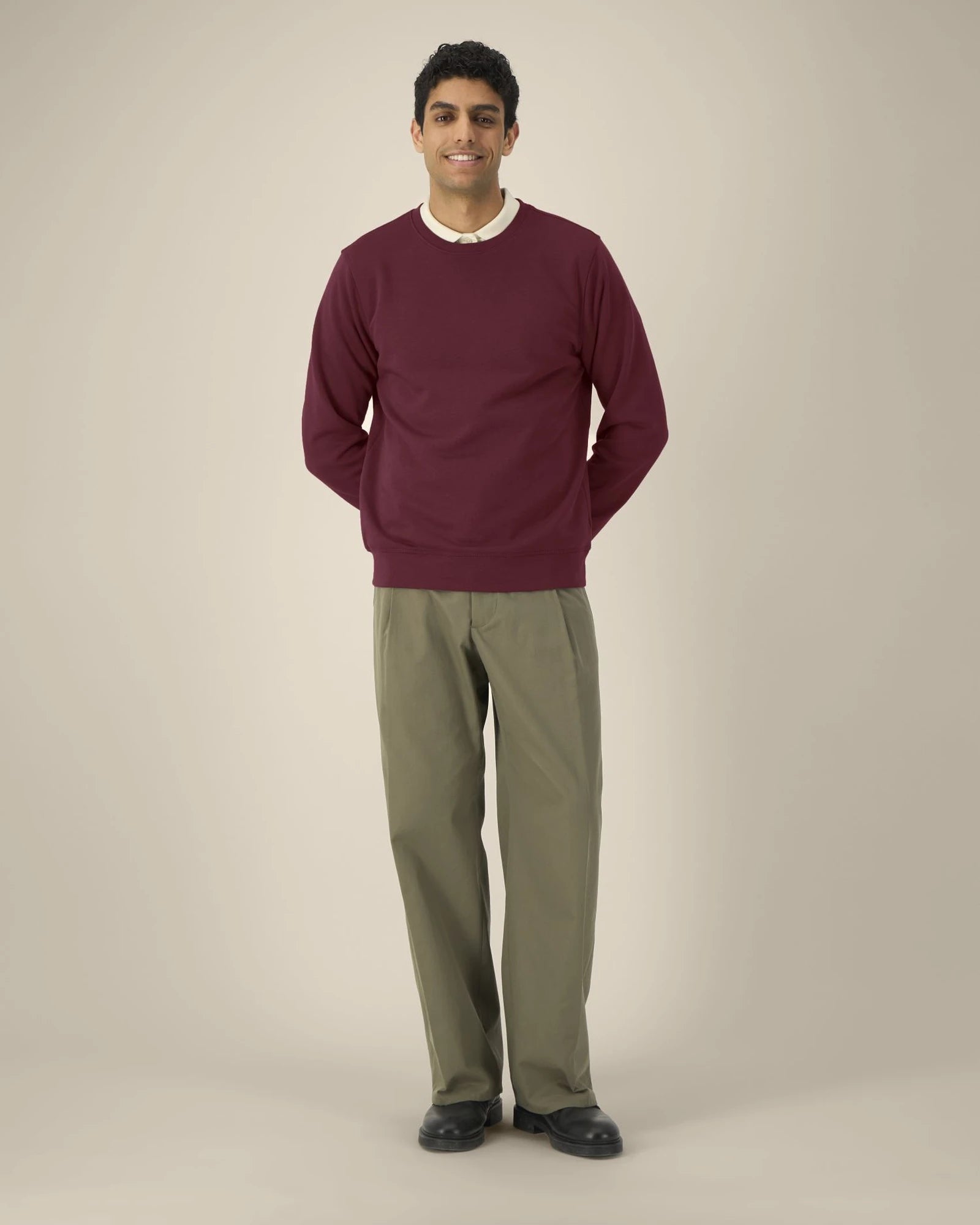 Felpa cotone bio Stanley/Stella Roller da personalizzare - Bordeaux
