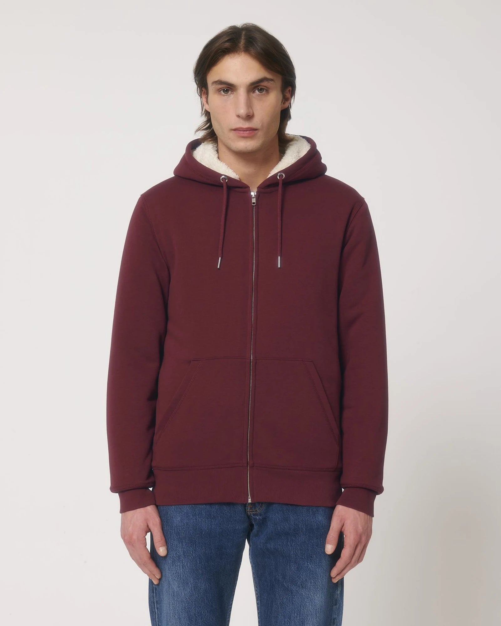 Felpa zip cotone bio Stanley/Stella Hygger da personalizzare - 11