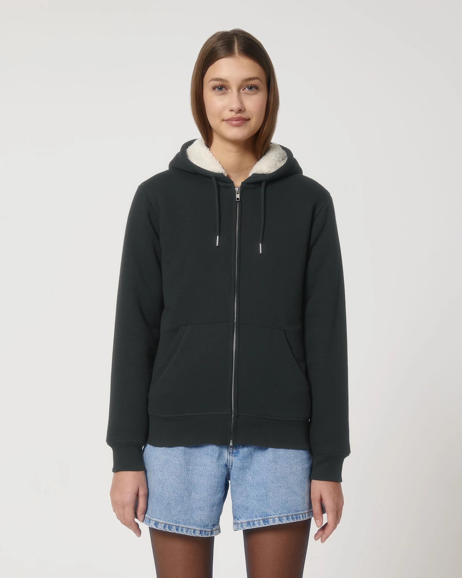 Felpa zip cotone bio Stanley/Stella Hygger da personalizzare - 3