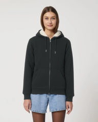 Felpa zip cotone bio Stanley/Stella Hygger da personalizzare - 3