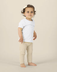 T-shirt neonato cotone bio Stanley/Stella Iconic da personalizzare - Bianco