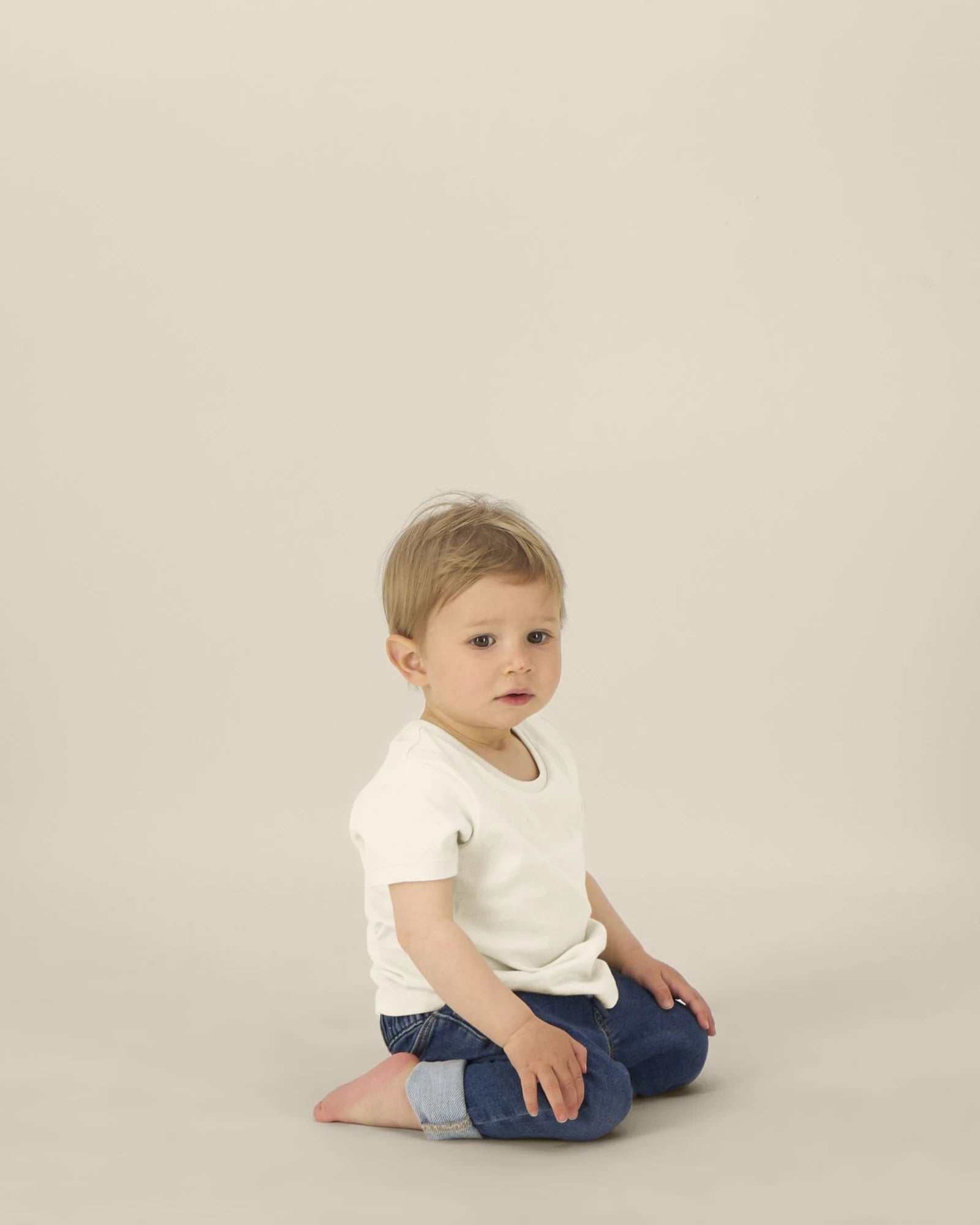 T-shirt neonato cotone bio Stanley/Stella Iconic da personalizzare - grezzo naturale