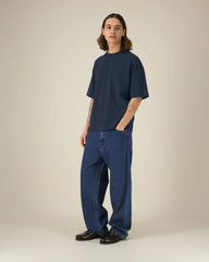 T-shirt oversize Stanley/Stella Asher da personalizzare - Blu Navy