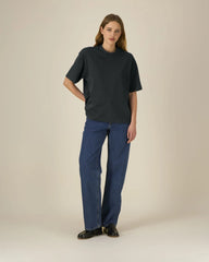T-shirt oversize Stanley/Stella Asher da personalizzare - Nero