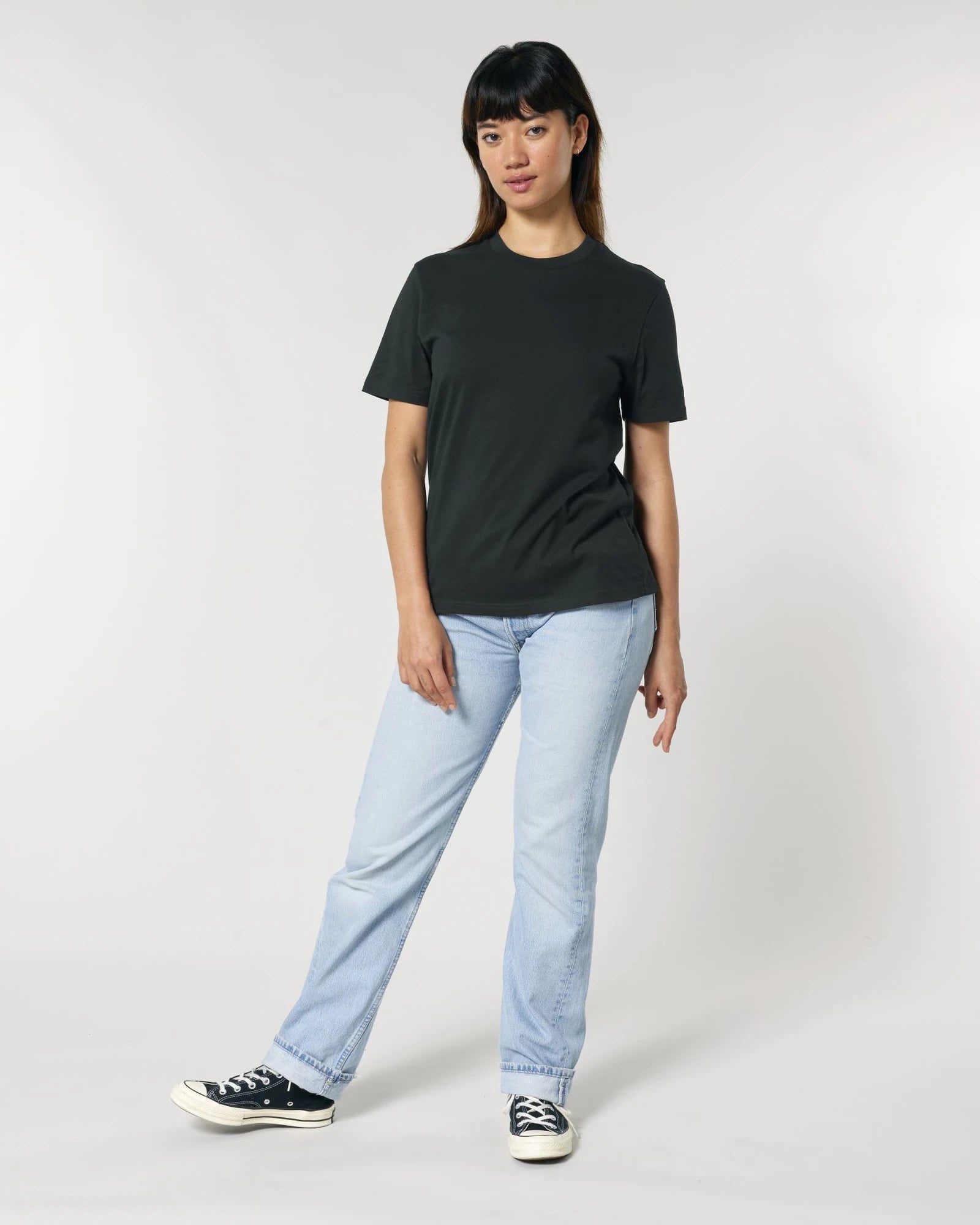 T-shirt Stanley/Stella Creator 2.0 da personalizzare - Nero