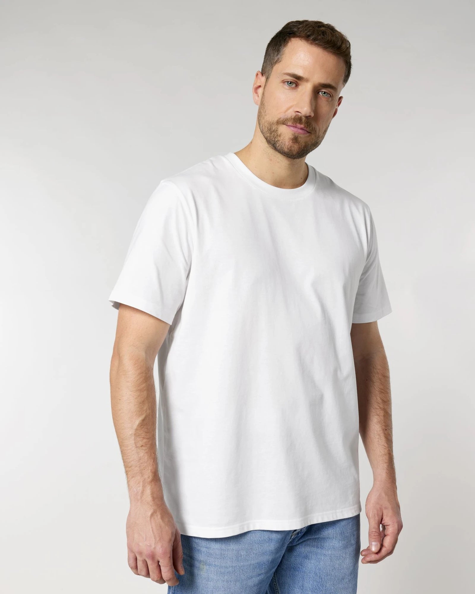 T-shirt Stanley/Stella Creator 2.0 da personalizzare - Bianco