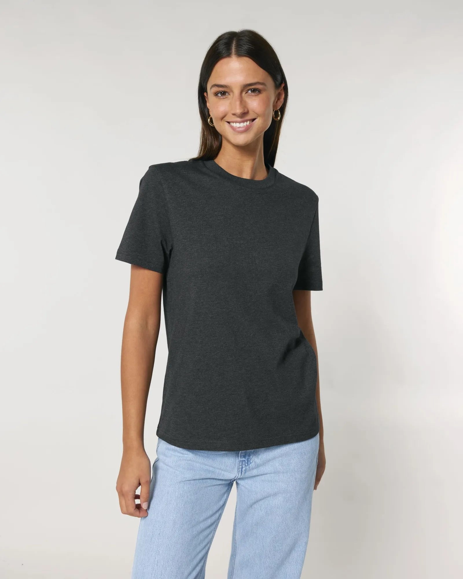 T-shirt Stanley/Stella Creator 2.0 da personalizzare - Grigio melange scuro