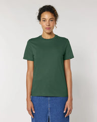 T-shirt cotone bio Stanley/Stella Crafter da personalizzare - Verde bottiglia