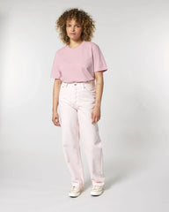 T-shirt cotone bio Stanley/Stella Crafter da personalizzare - Rosa Cotone