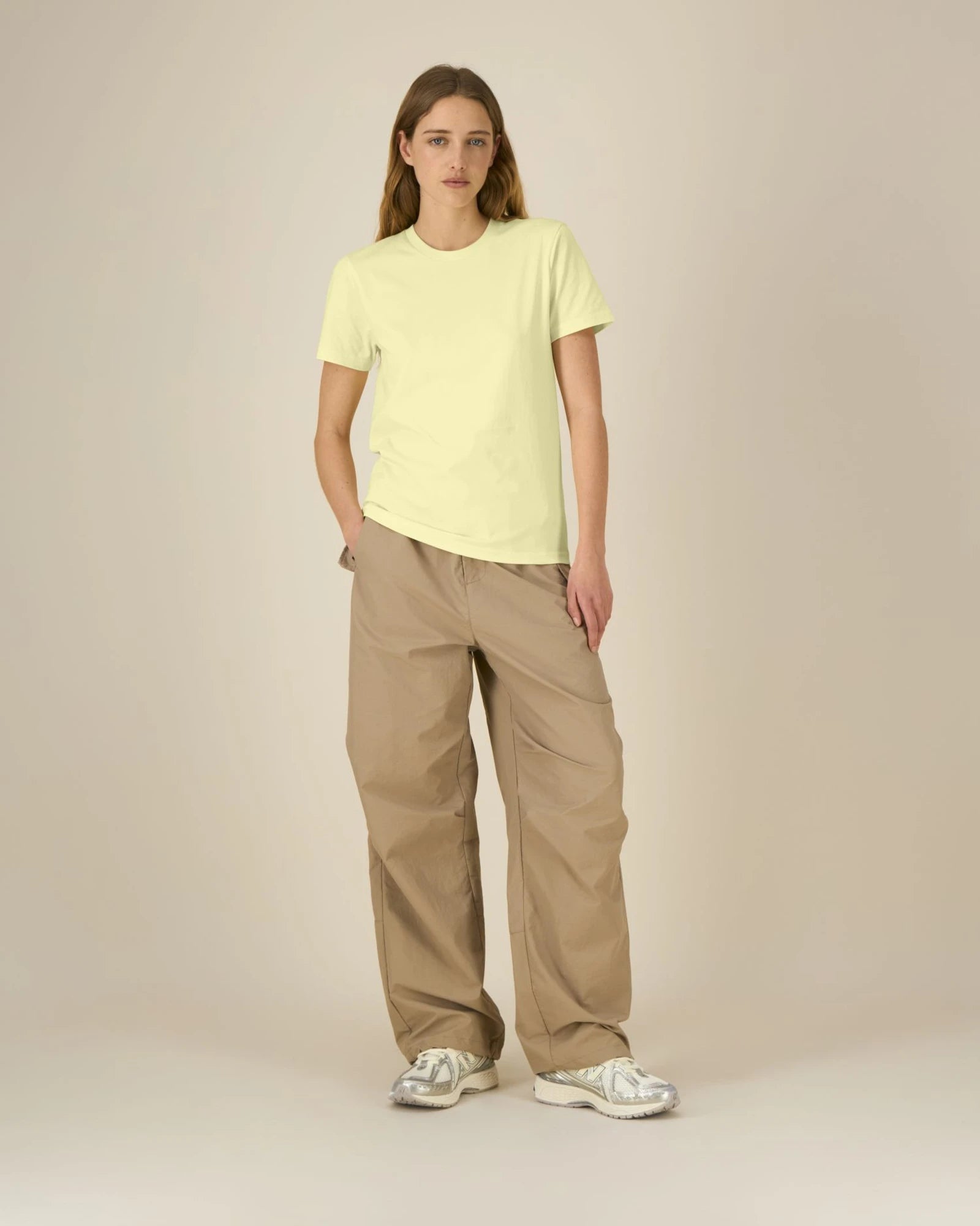T-shirt cotone bio Stanley/Stella Crafter da personalizzare - Sorbetto al Limone