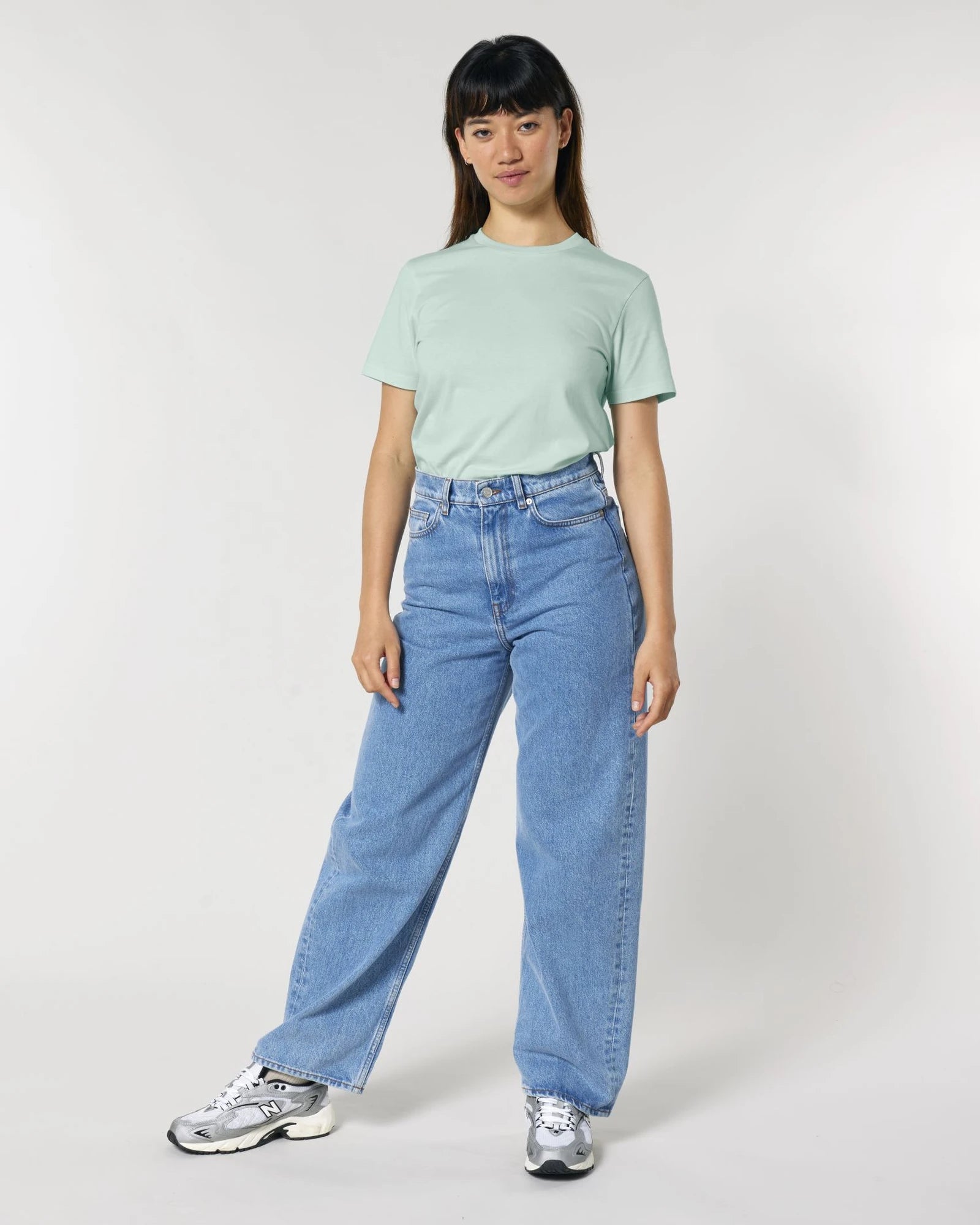 T-shirt cotone bio Stanley/Stella Crafter da personalizzare - Blu Caraibi
