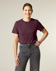 T-shirt cotone bio Stanley/Stella Crafter da personalizzare - Prugna Intenso