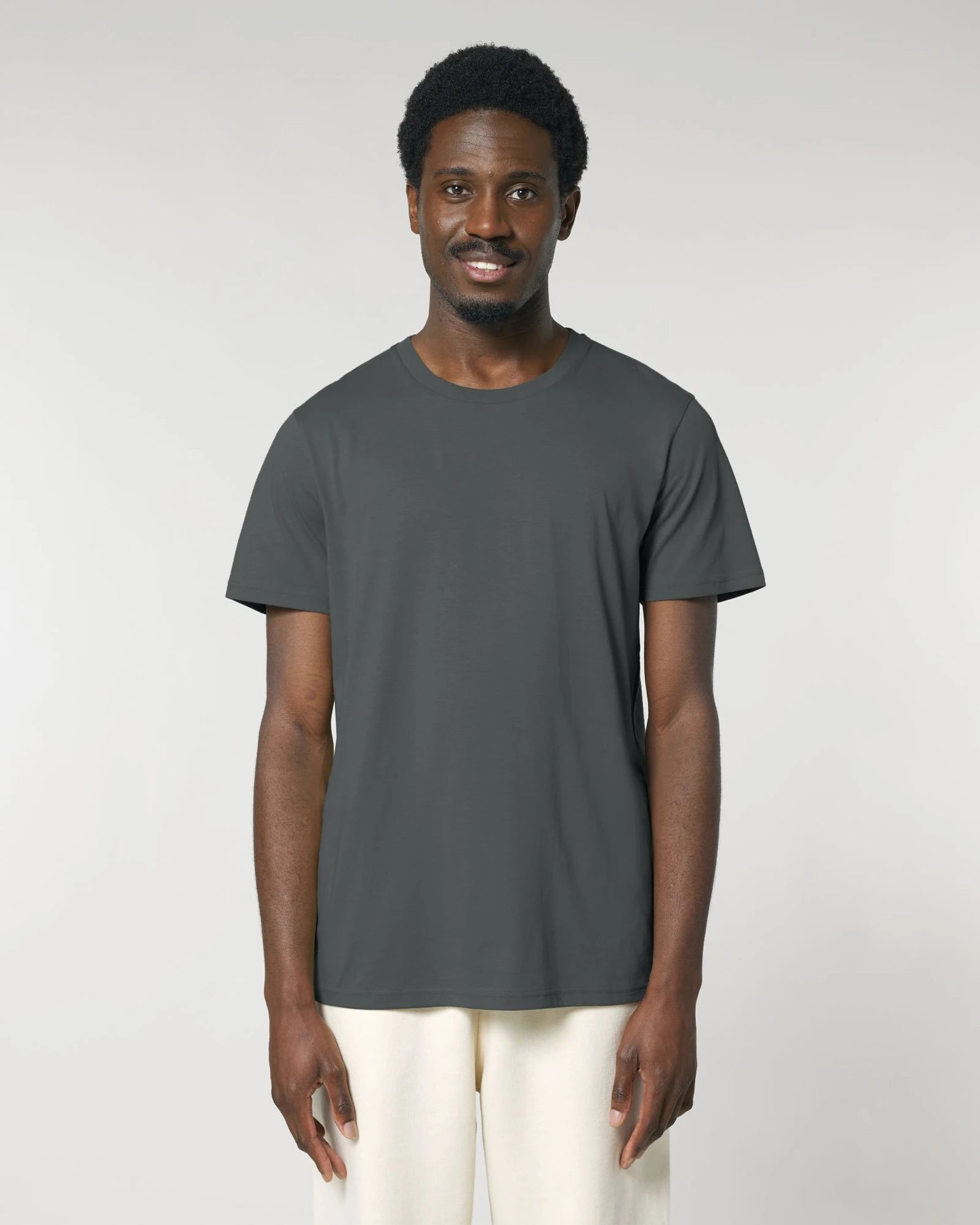 T-shirt cotone bio Stanley/Stella Crafter da personalizzare - Antracite