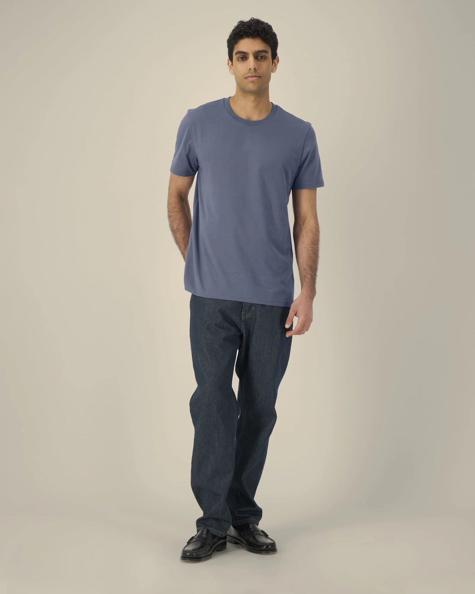 T-shirt cotone bio Stanley/Stella Crafter da personalizzare - Grigio blu