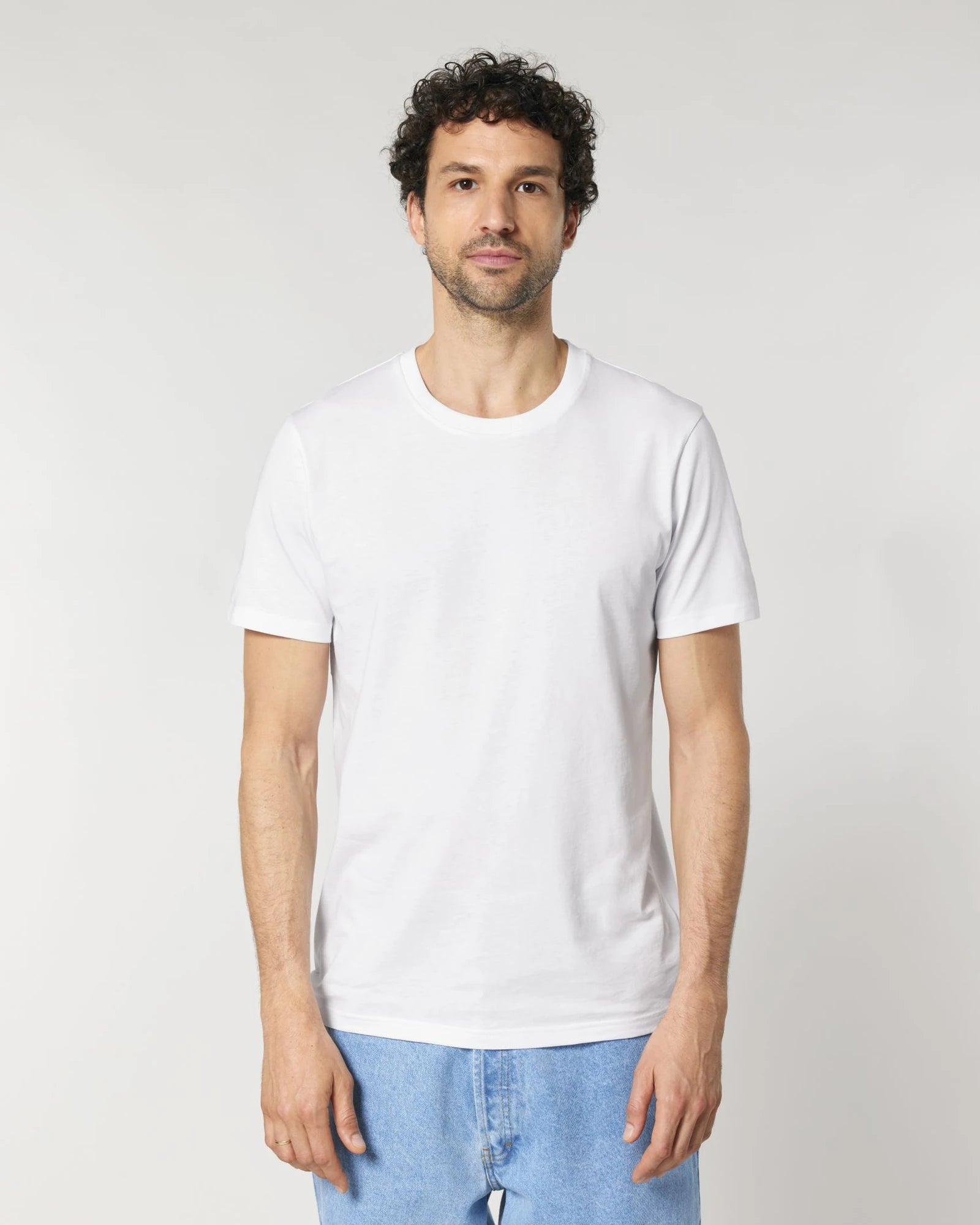 T-shirt cotone bio Stanley/Stella Crafter da personalizzare - Bianco