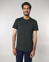 T-shirt cotone bio Stanley/Stella Crafter da personalizzare - Grigio melange scuro