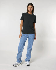 T-shirt cotone bio Stanley/Stella Crafter da personalizzare - Nero
