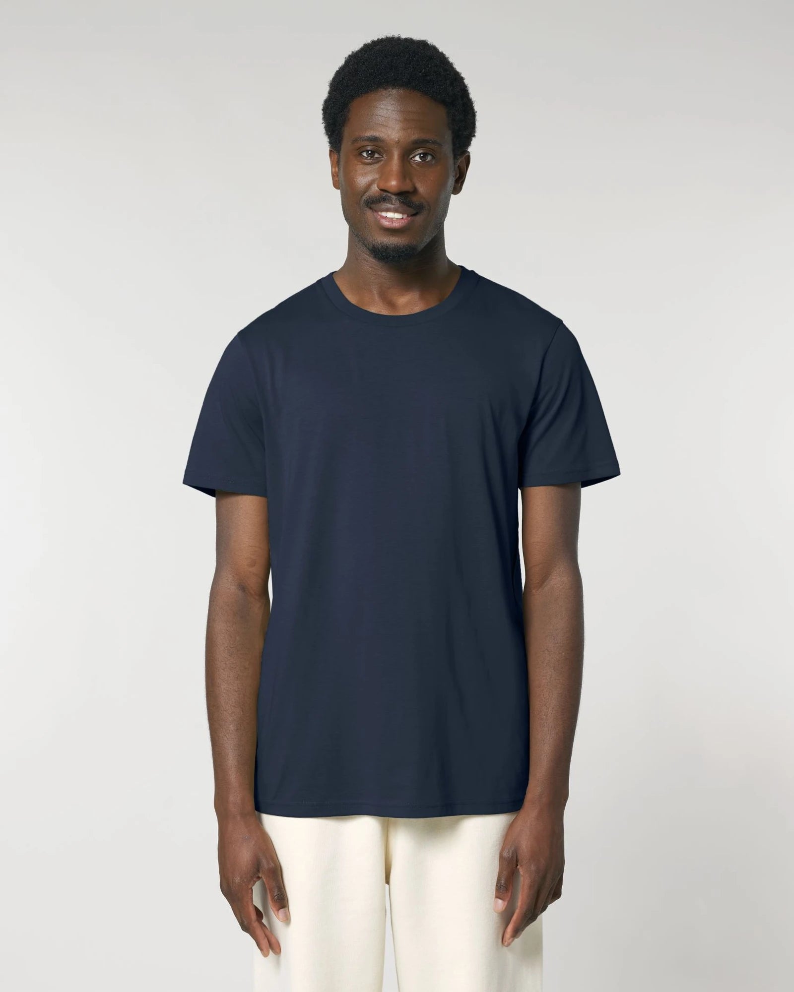 T-shirt cotone bio Stanley/Stella Crafter da personalizzare - Blu Navy