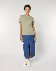 T-shirt cotone bio Stanley/Stella Crafter da personalizzare - Salvia