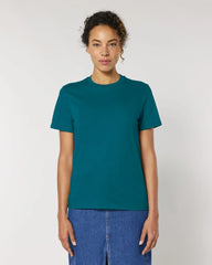 T-shirt cotone bio Stanley/Stella Crafter da personalizzare - Blu Oceano Profondo
