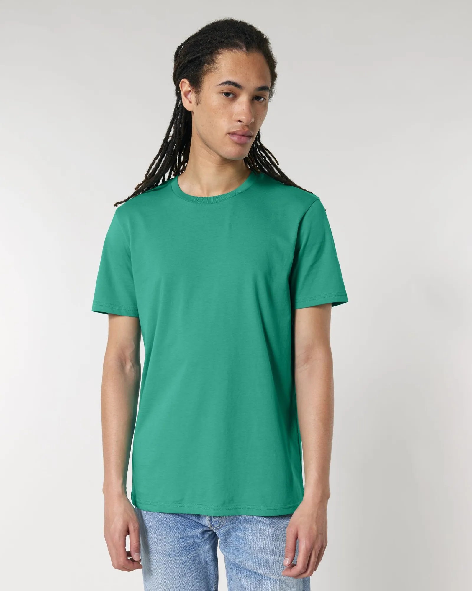 T-shirt cotone bio Stanley/Stella Crafter da personalizzare - Verde Deciso