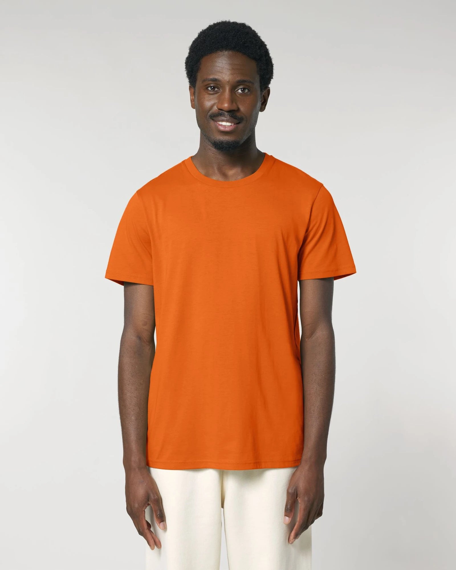 T-shirt cotone bio Stanley/Stella Crafter da personalizzare - Arancione Brillante