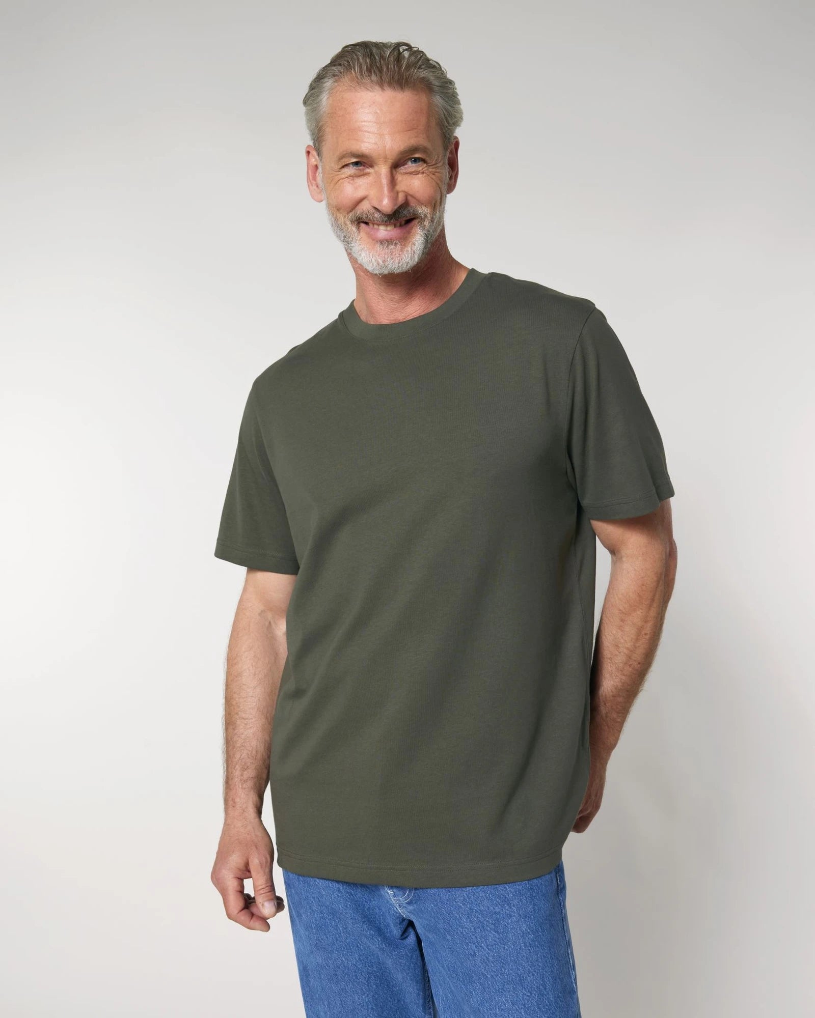 T-shirt cotone bio Stanley/Stella Sparker 2.0 da personalizzare - Kaki
