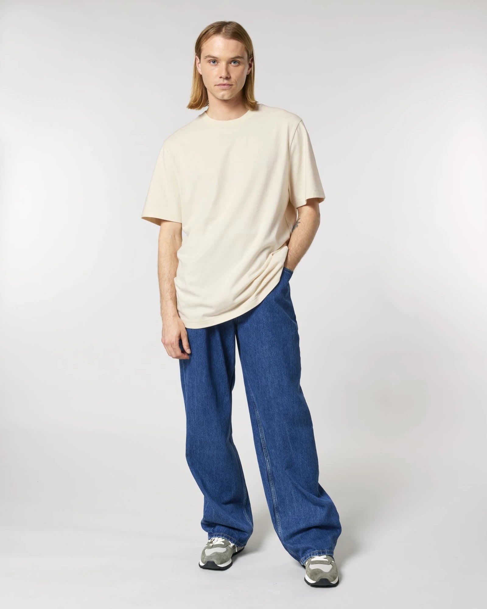 T-shirt cotone bio Stanley/Stella Sparker 2.0 da personalizzare - grezzo naturale