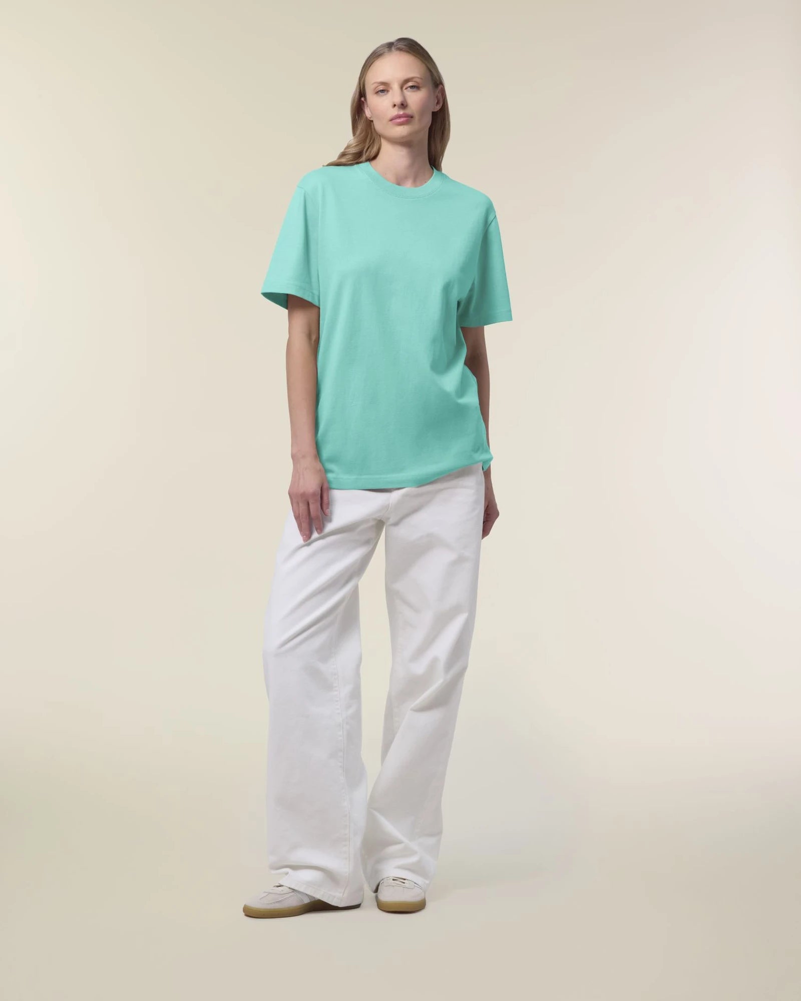 T-shirt cotone bio Stanley/Stella Sparker 2.0 da personalizzare - Blu Piscina