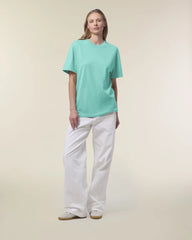 T-shirt cotone bio Stanley/Stella Sparker 2.0 da personalizzare - Blu Piscina