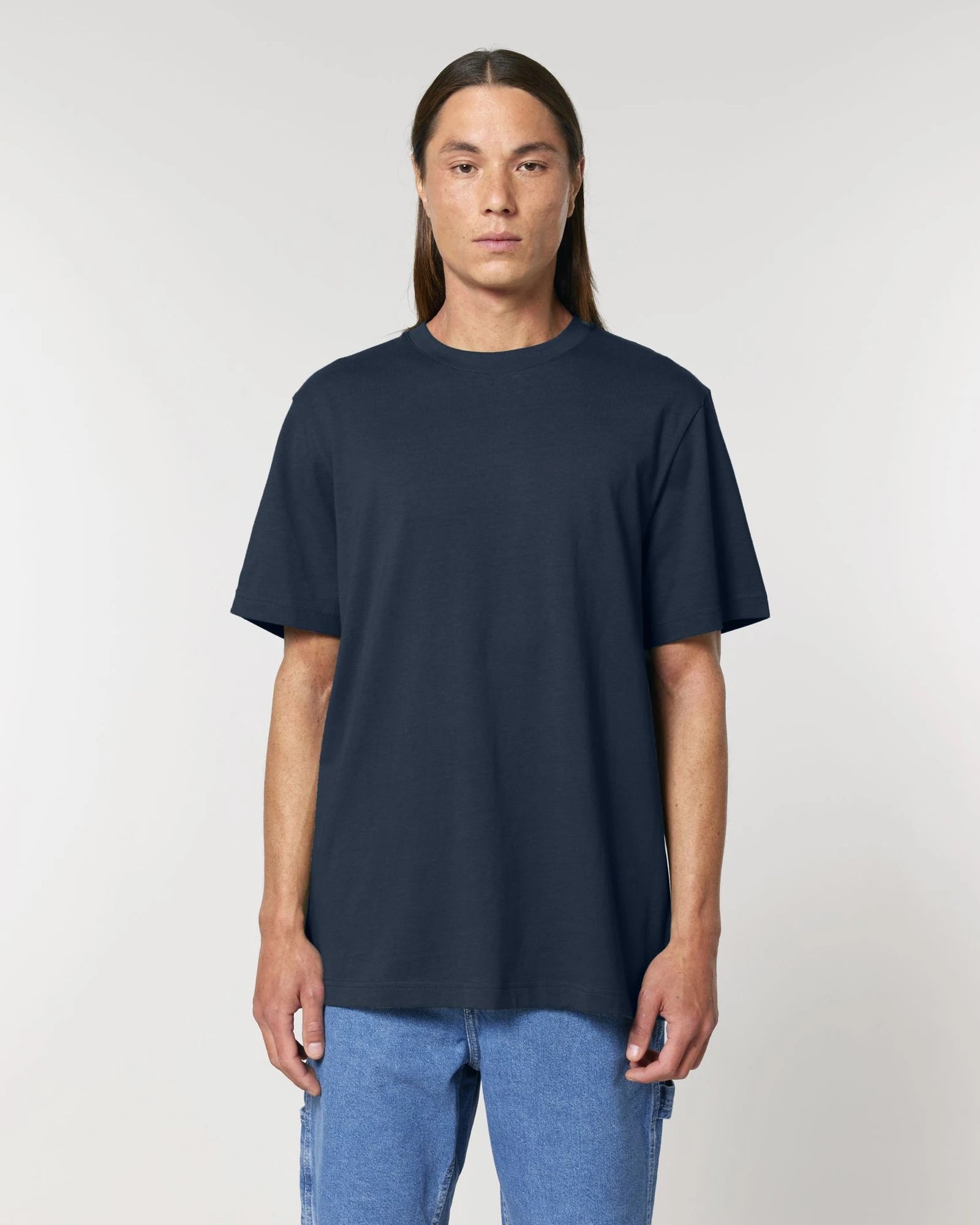 T-shirt cotone bio Stanley/Stella Sparker 2.0 da personalizzare - Blu Navy