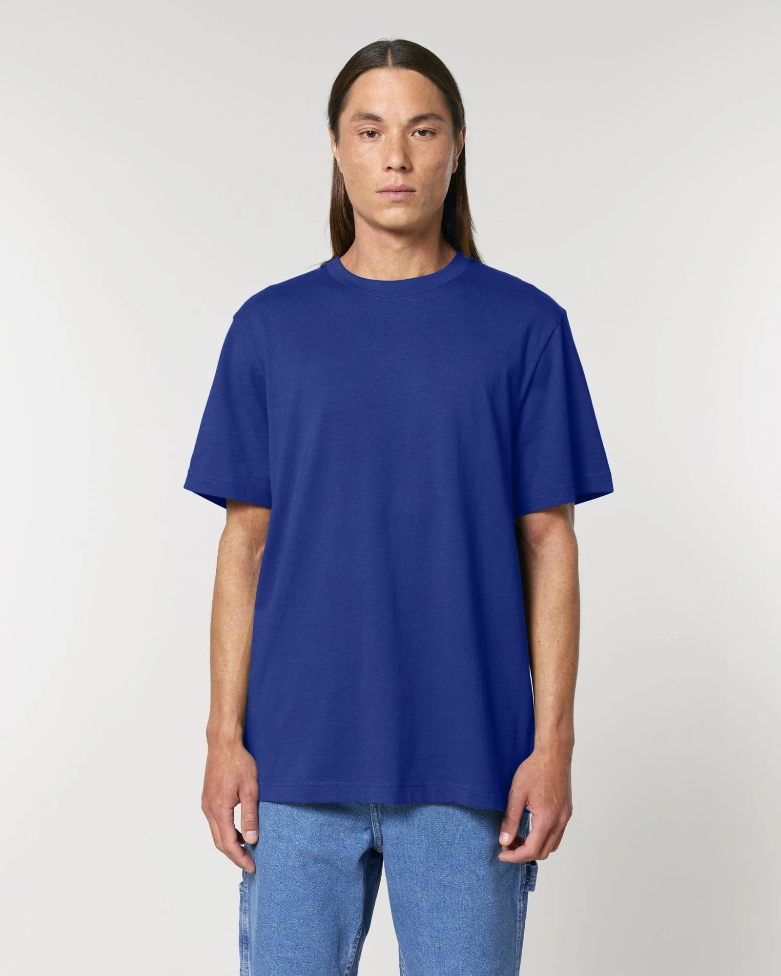 T-shirt cotone bio Stanley/Stella Sparker 2.0 da personalizzare - blu worker